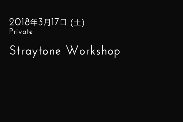 Straytone Workshop